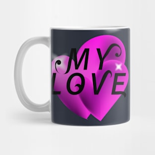 couple heart Mug